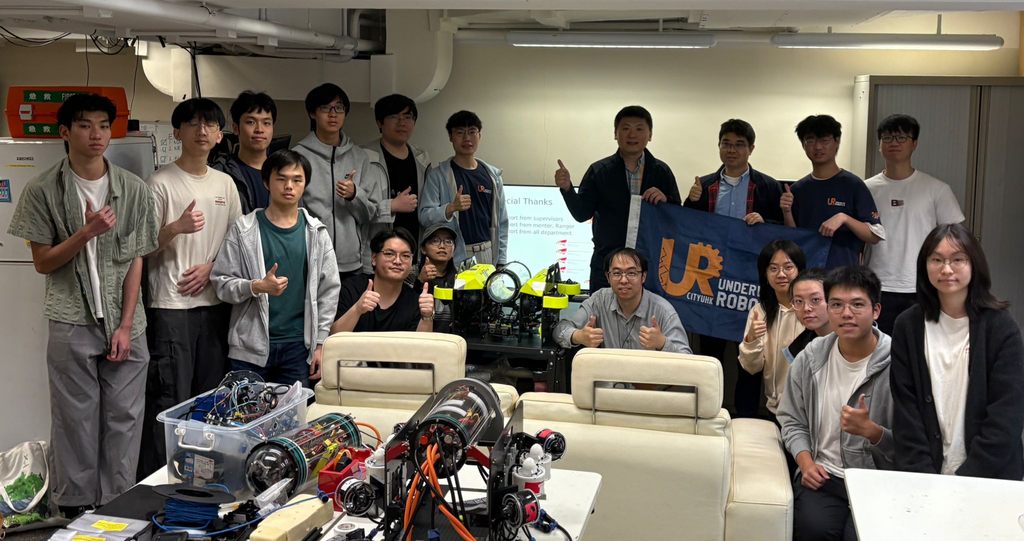 Prof. Yang & Prof. Ray Visiting